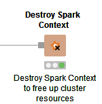 destroy spark context