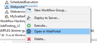 06 explorer open webportal context menu