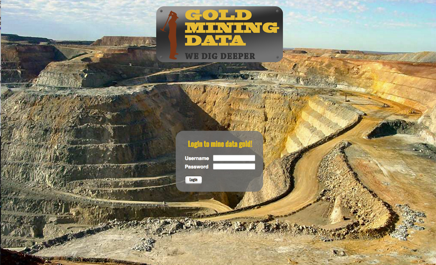 14 gold mine webportal