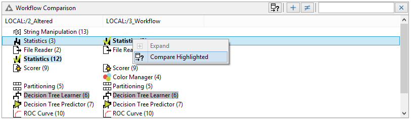 05 workflow comparison context menu