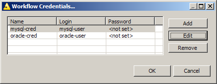 06 workflow credentials dialog