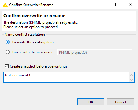 img overwrite create snapshot