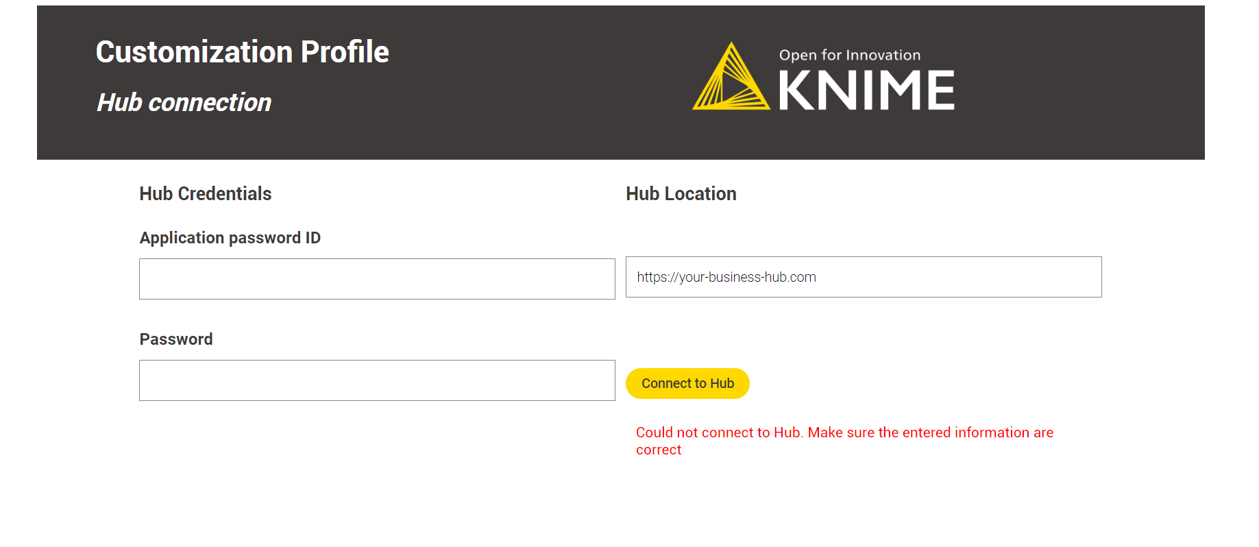 img customization profile authentication