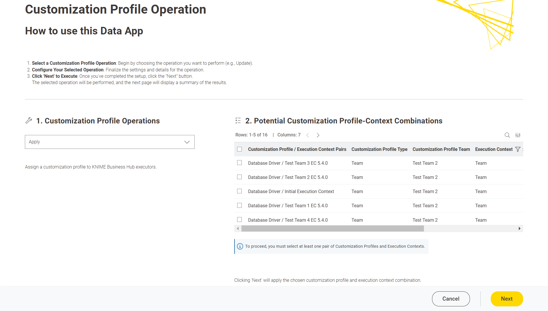 img customization profile apply global admin