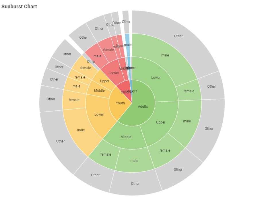 05 view output sunburst chart