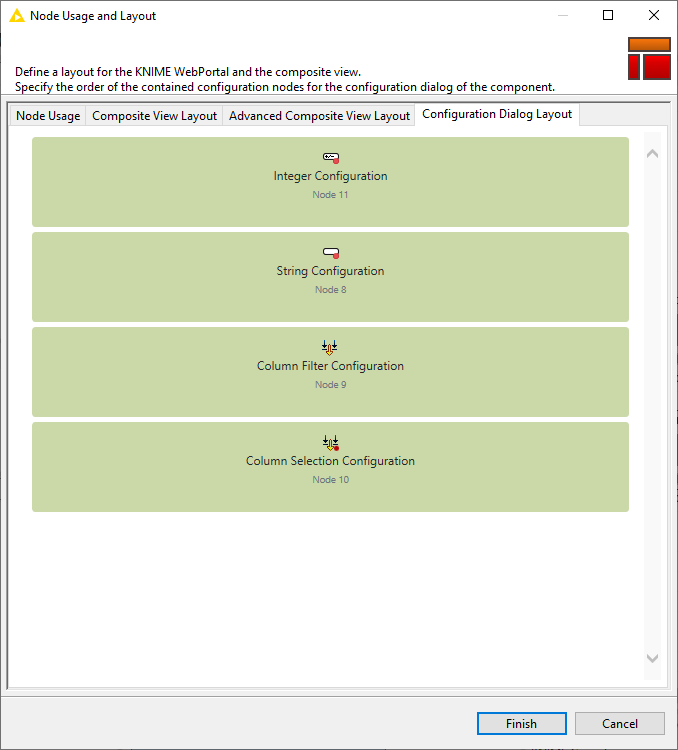 06 config dialog layout