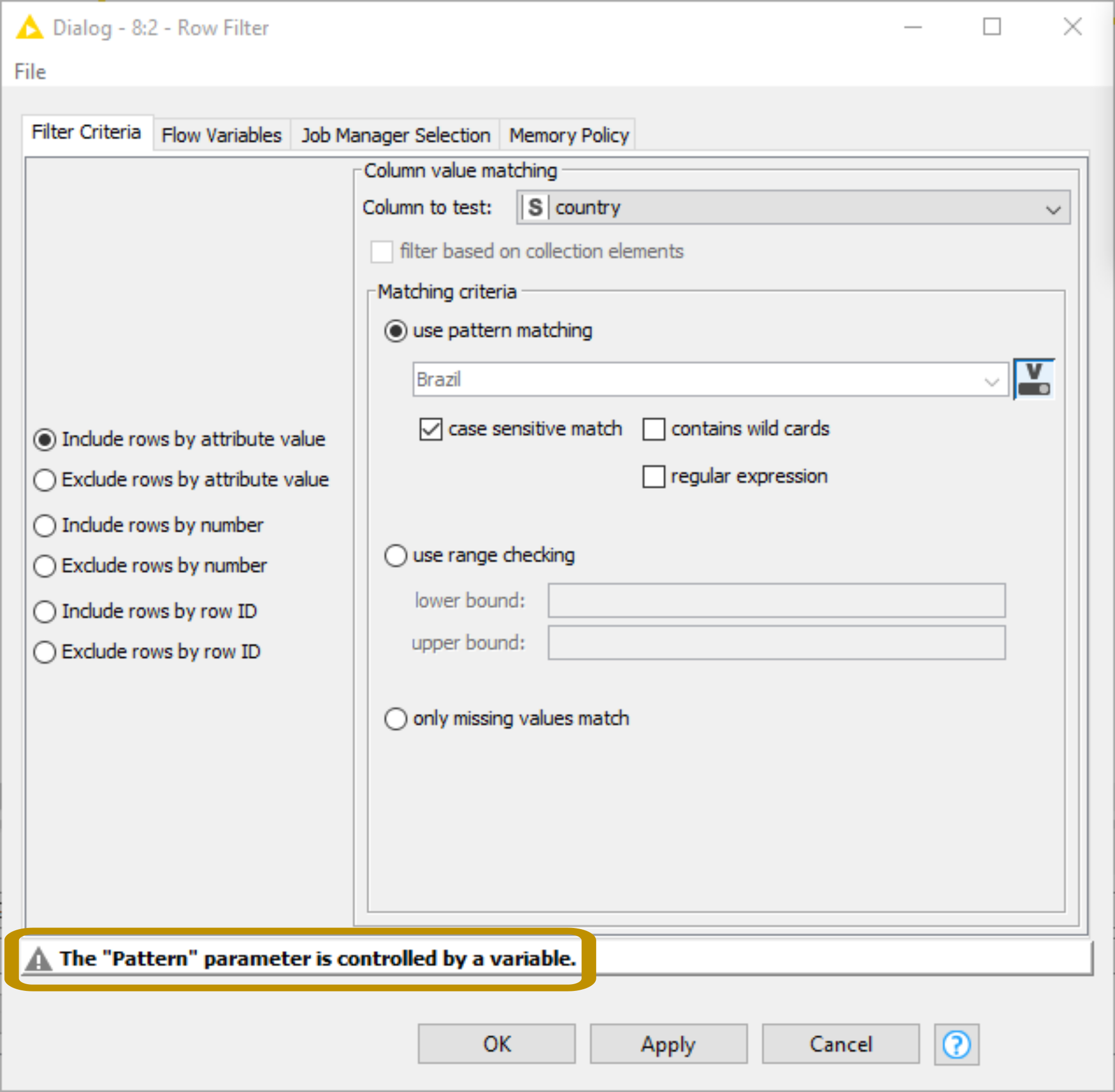 02 flow variable dialog message