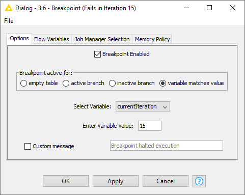 03 breakpoint loop dialog