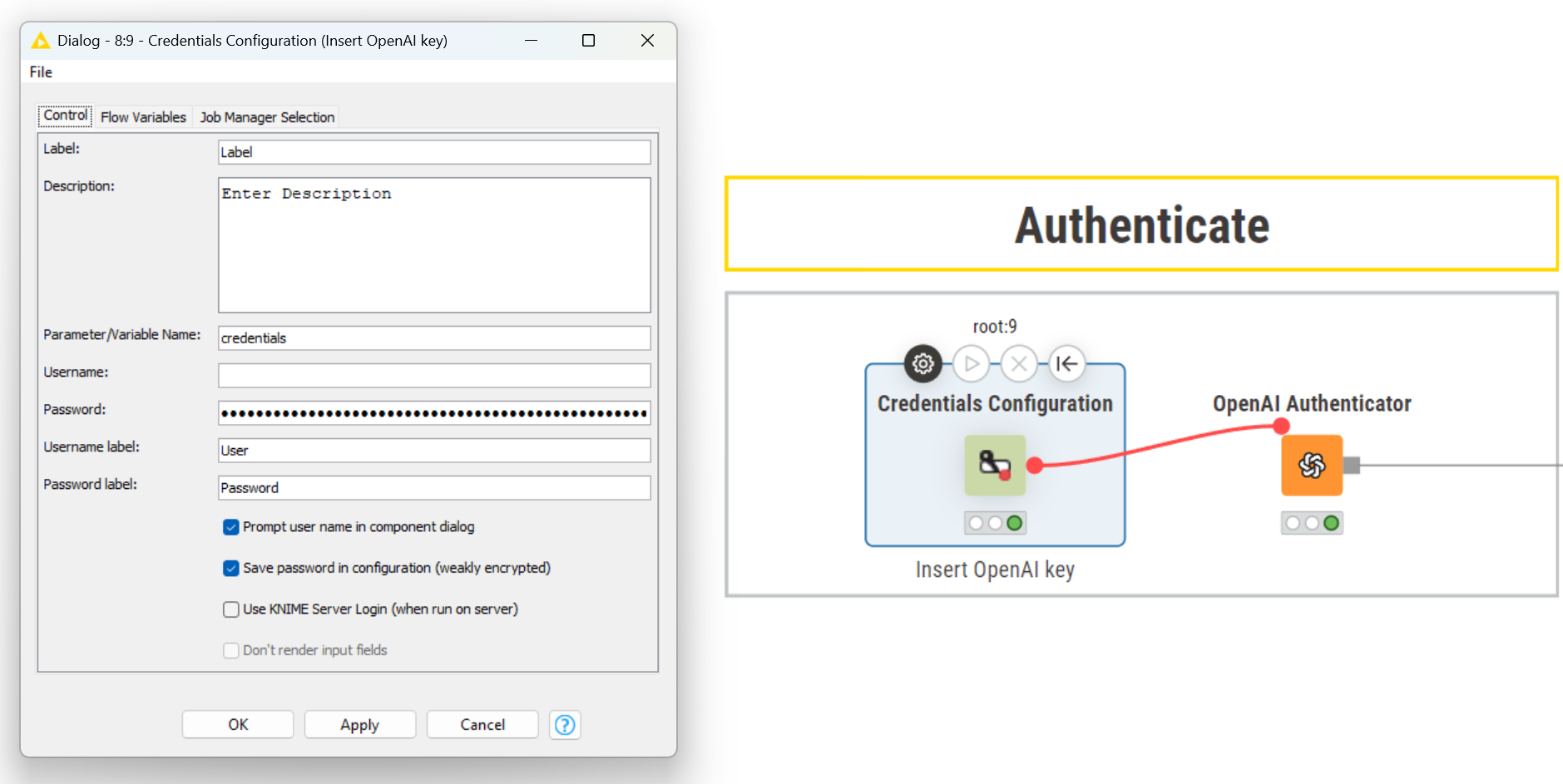 authenticate openai