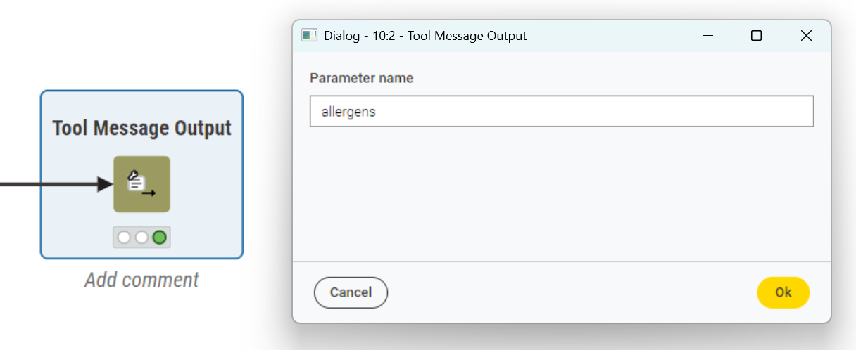 rename tool message