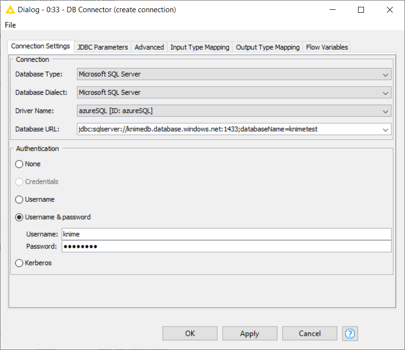04 db conn dialog