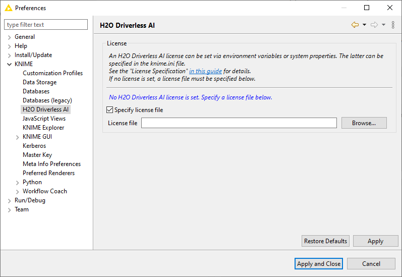 02 h2o driverlessai preferences