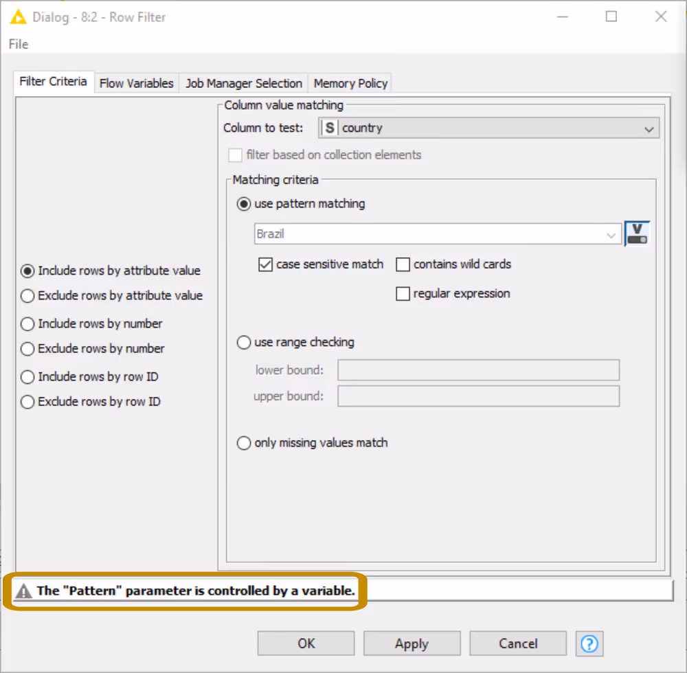 02 flow variable dialog message