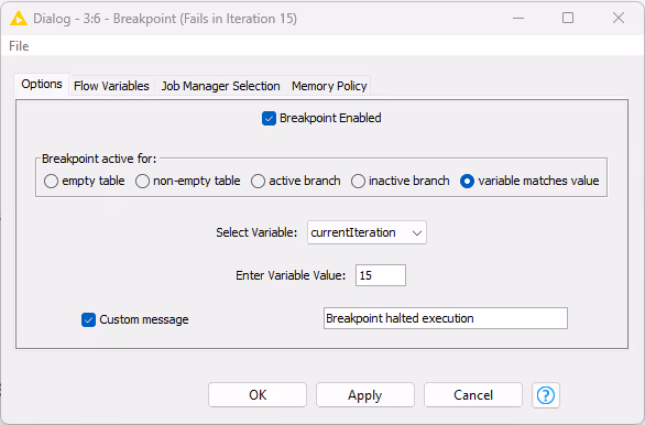 03 breakpoint loop dialog