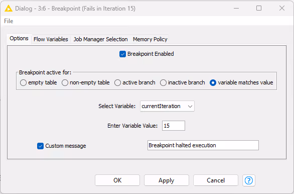 03 breakpoint loop dialog