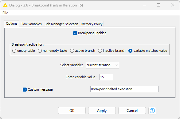 03 breakpoint loop dialog
