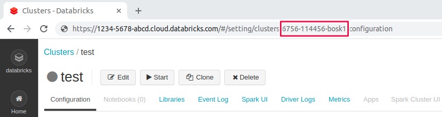 Cluster ID on AWS