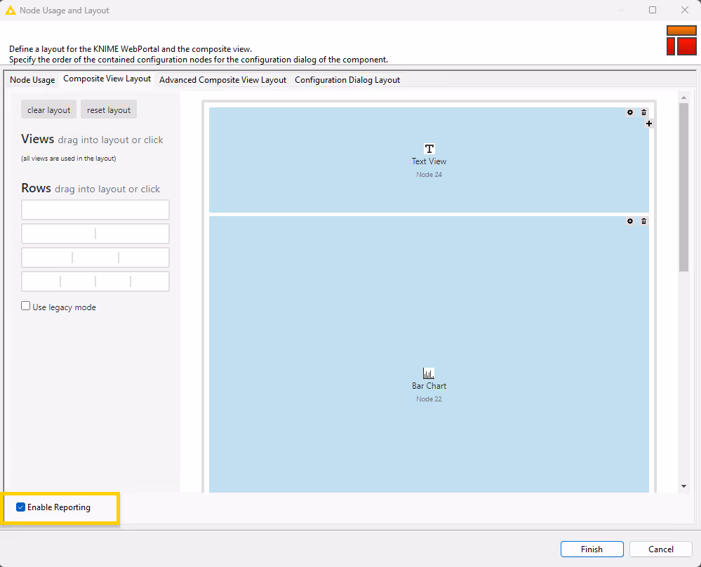 03 enable reporting