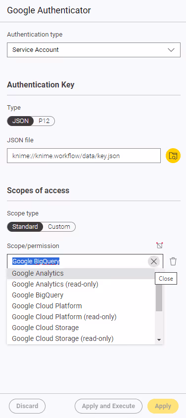 03 google auth api key standard