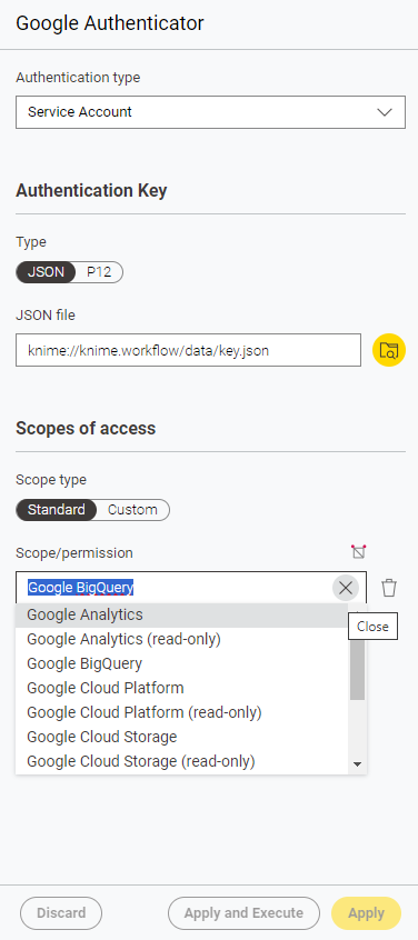 03 google auth api key standard