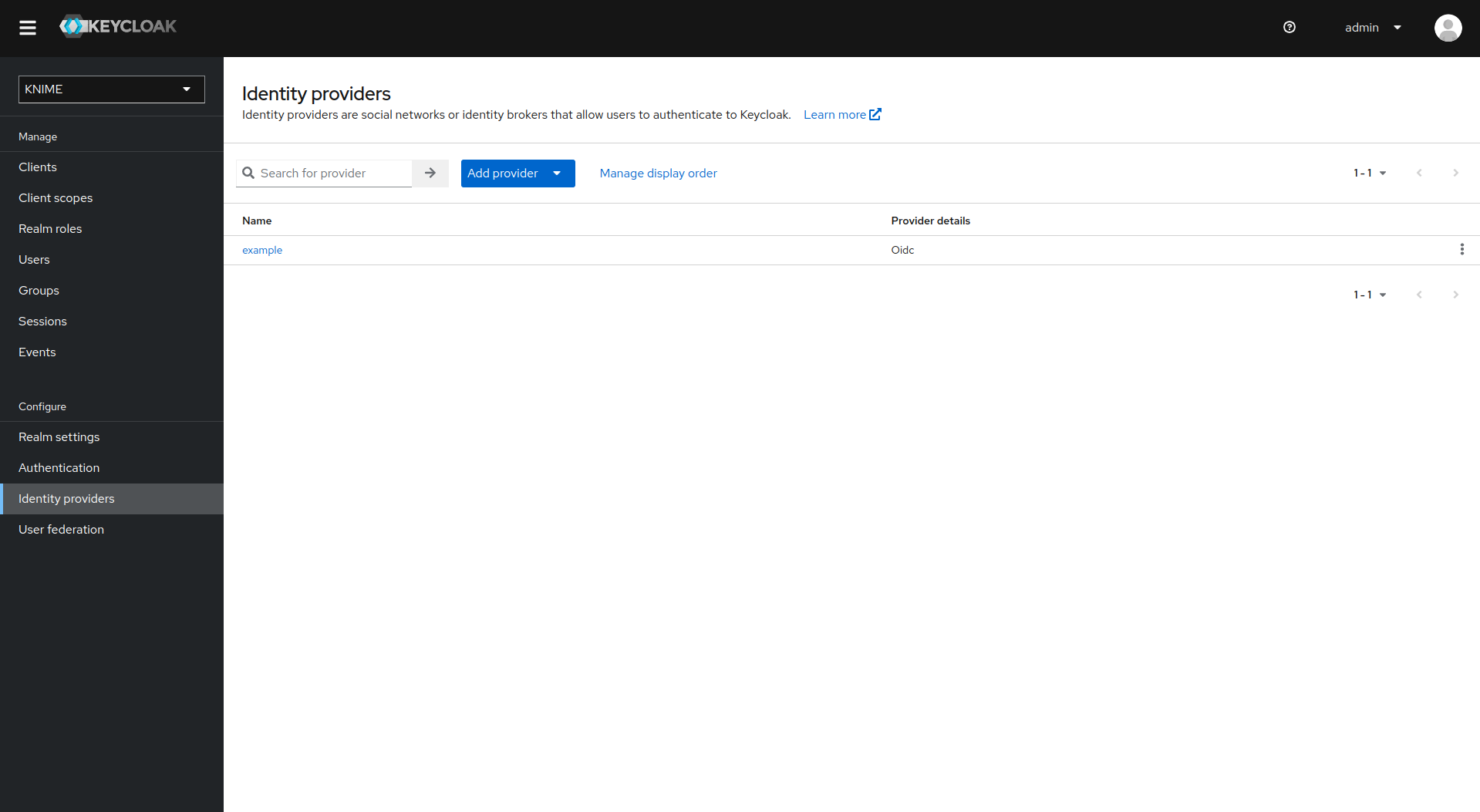 Attribute importer mapper configuration