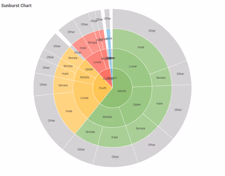05 view output sunburst chart
