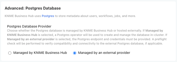 Advanced PostgreSQL Database Configuration