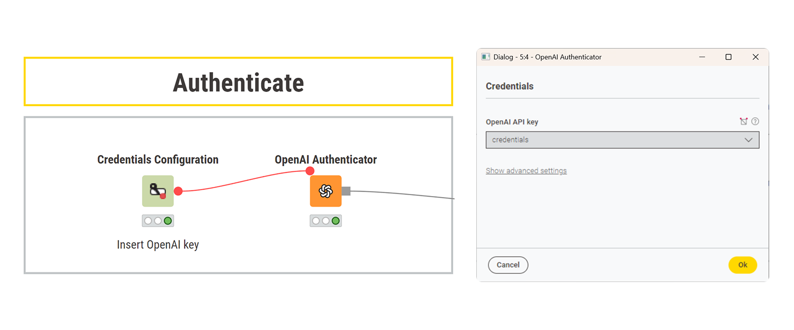 authenticate openai