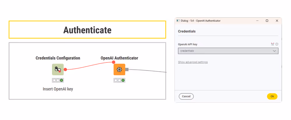 authenticate openai