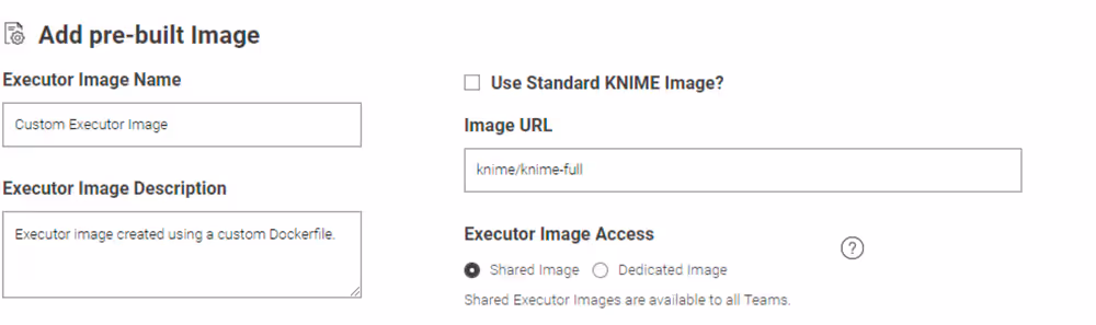 Add image from an external registry