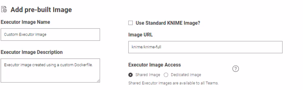Add image from an external registry