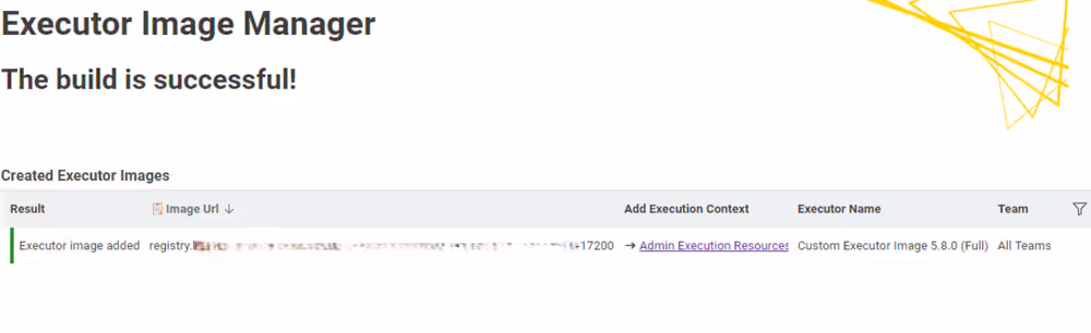executor image builder data app page5