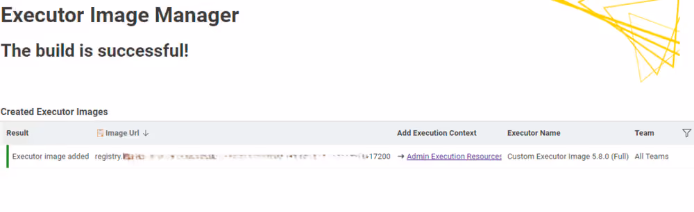 executor image builder data app page5