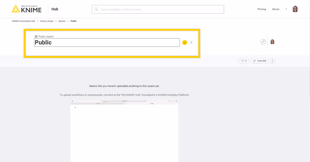 img change space name