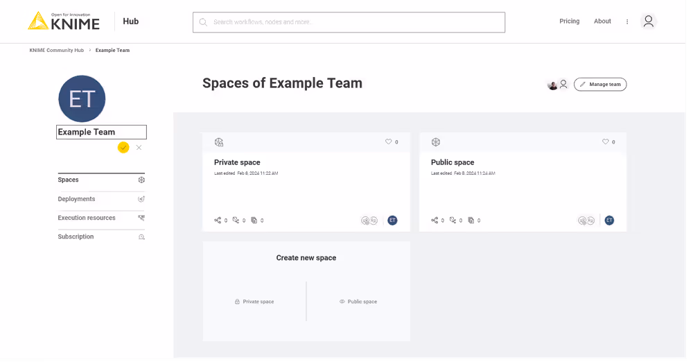 Change name of the team