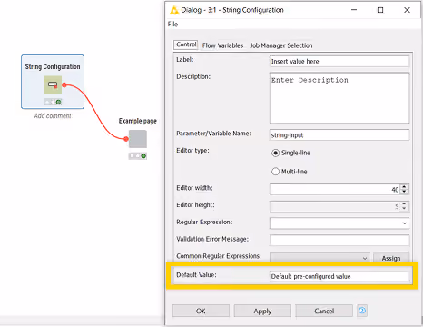 Configuration node