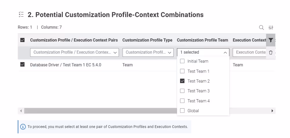 img customization profile apply Hub admin selection