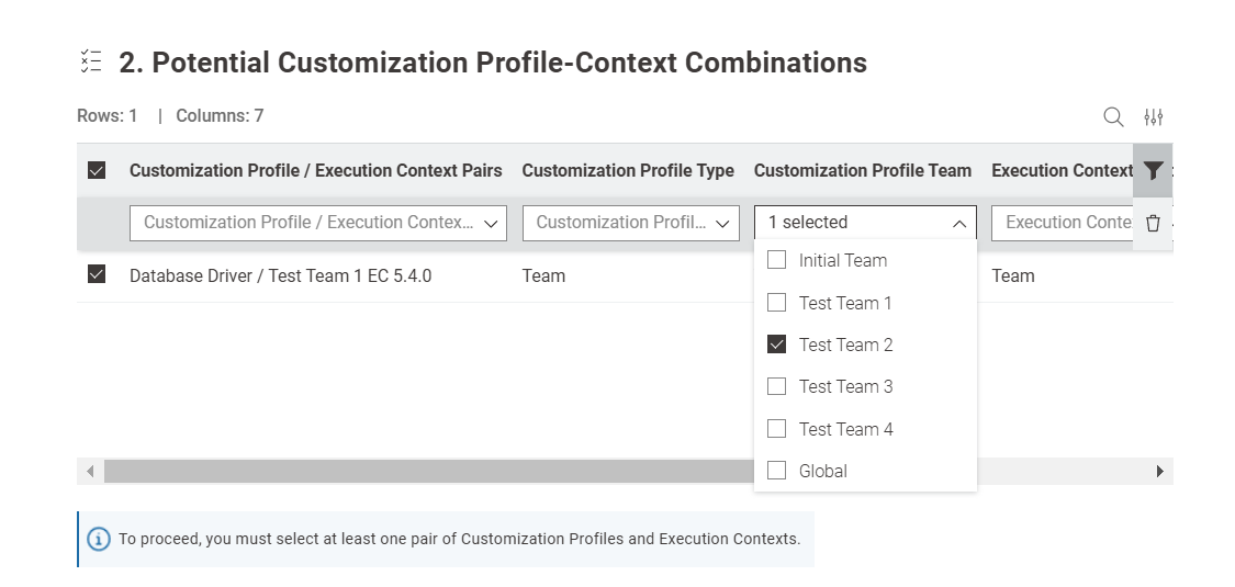 img customization profile apply Hub admin selection