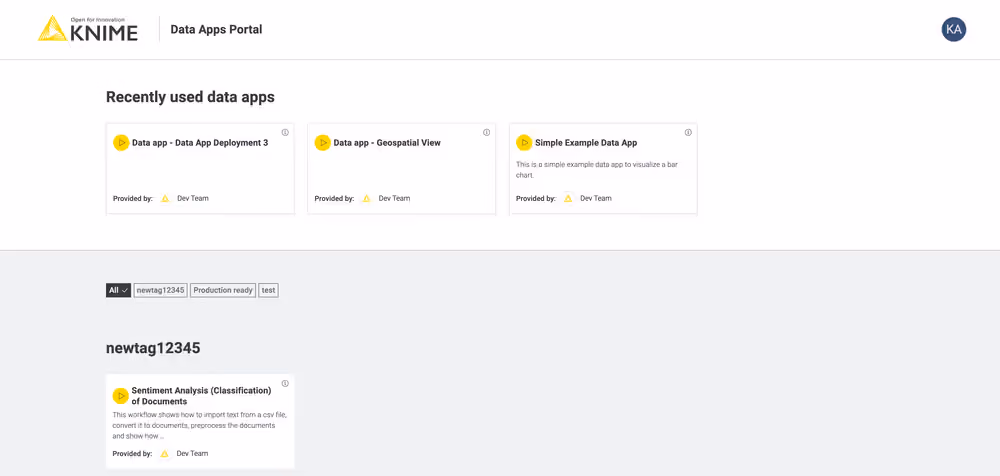 The Data Apps Portal