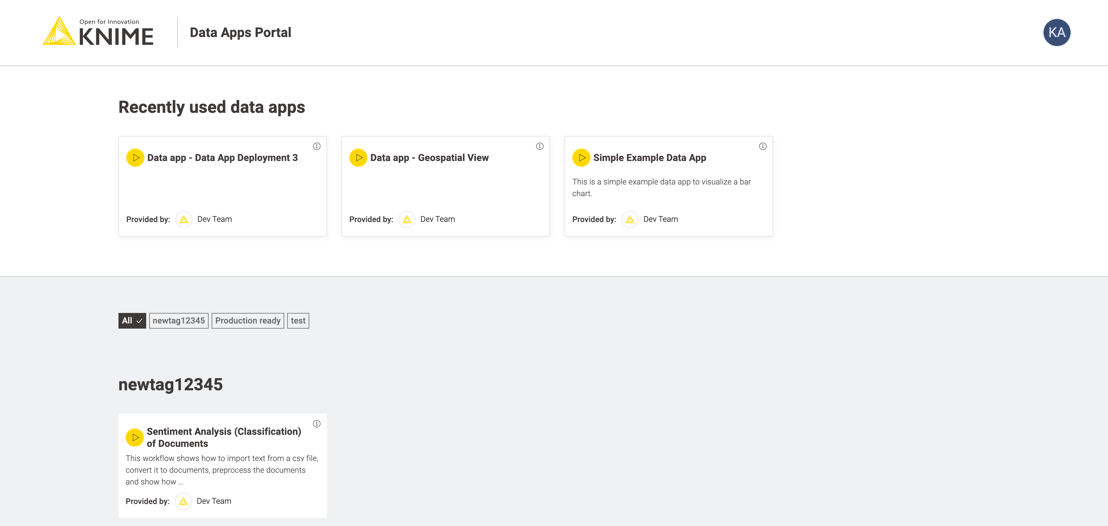 The Data Apps Portal