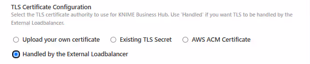 External loadbalancer