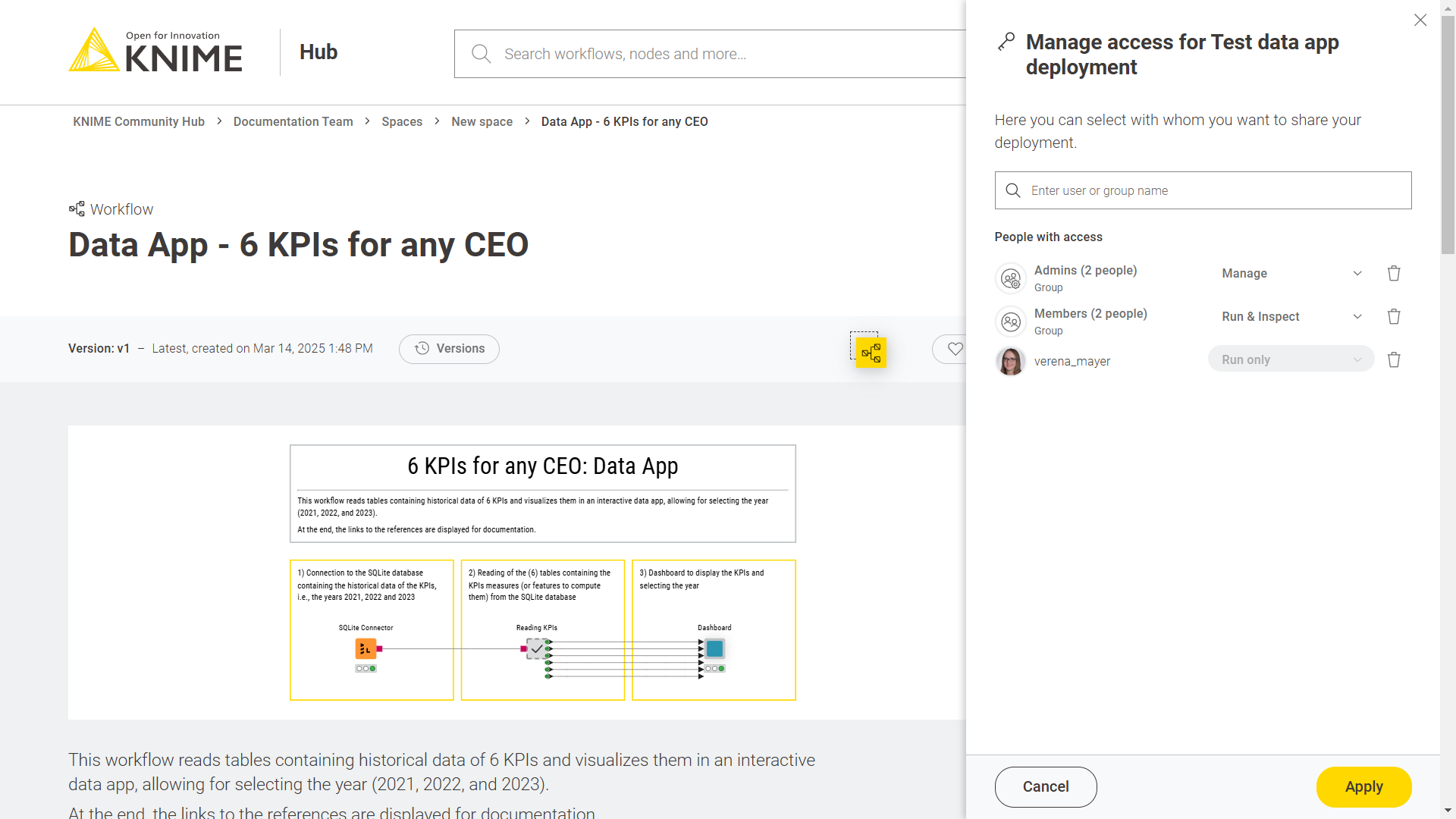 Manage deployment access