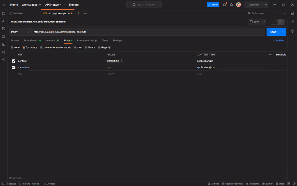 img rest call customization profile