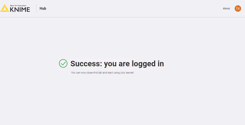 img secrets oauth login success