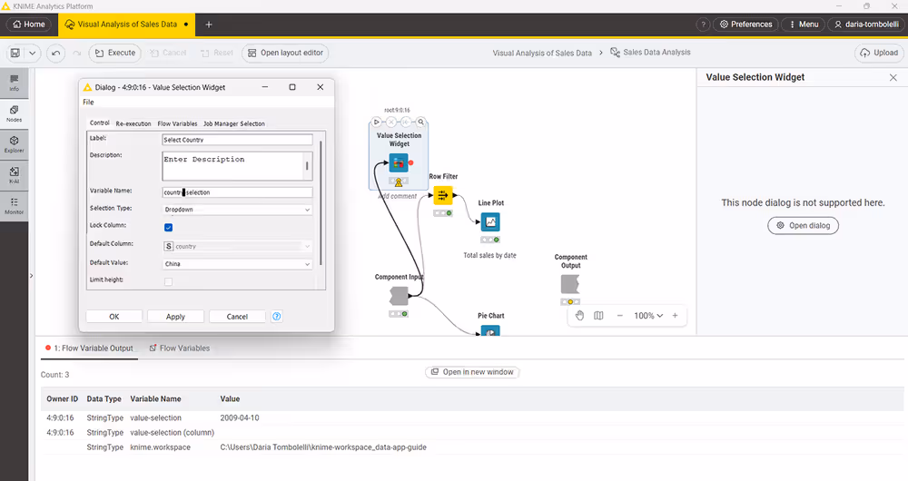 img value selection widget node