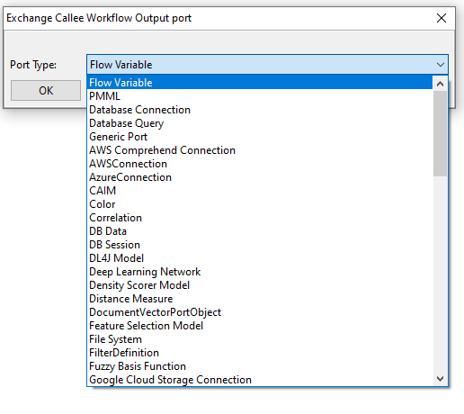 img workflow service output choose porttype