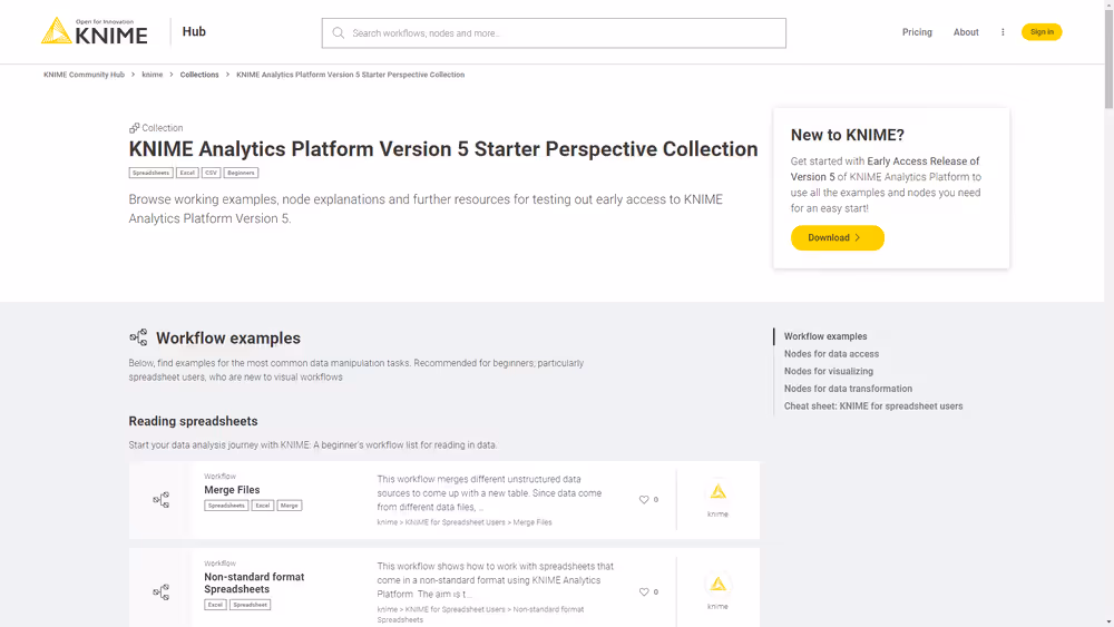 img workflows collection