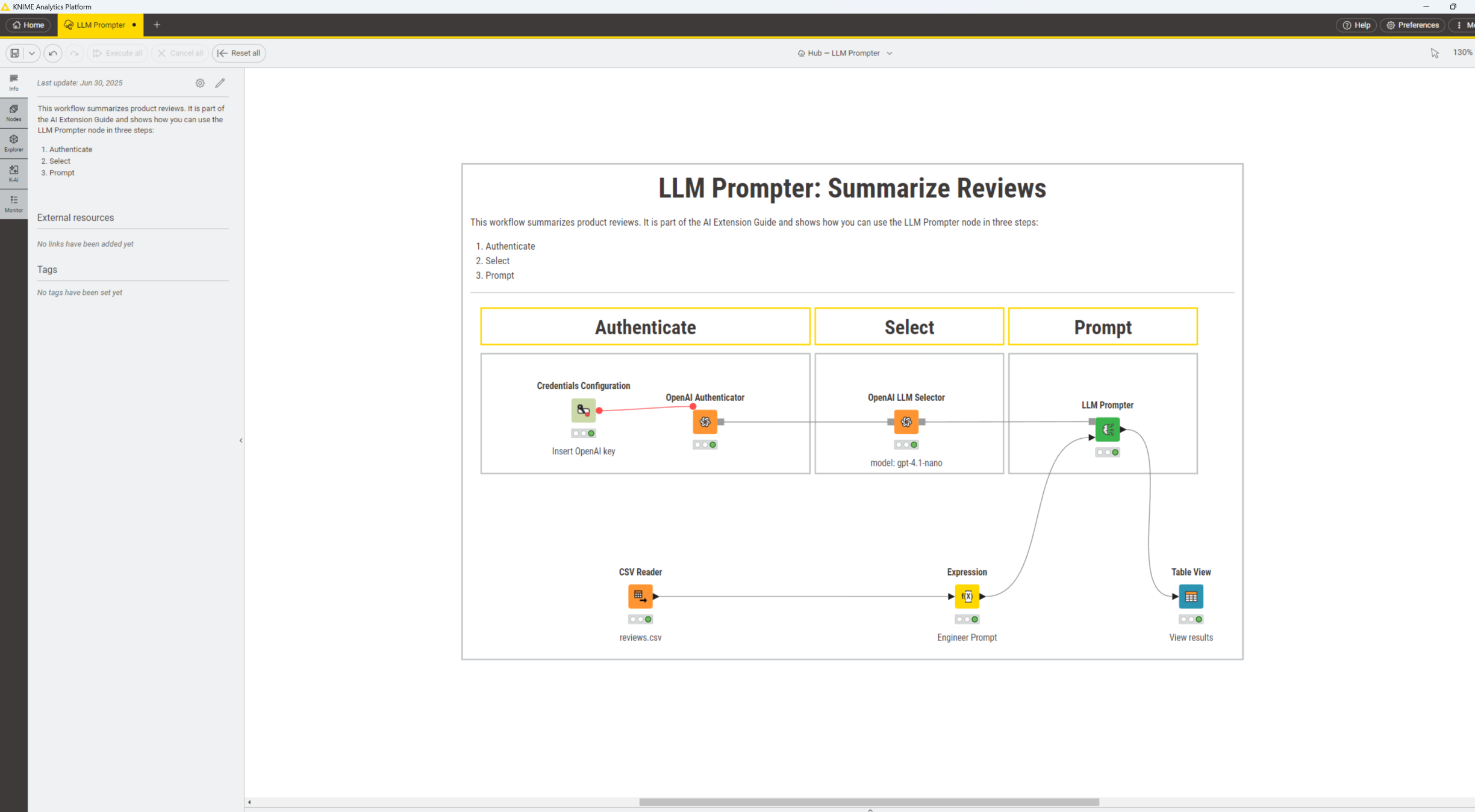 llm prompter workflow