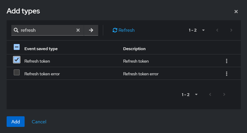 Add saved types in Realm Settings > Events > User events settings