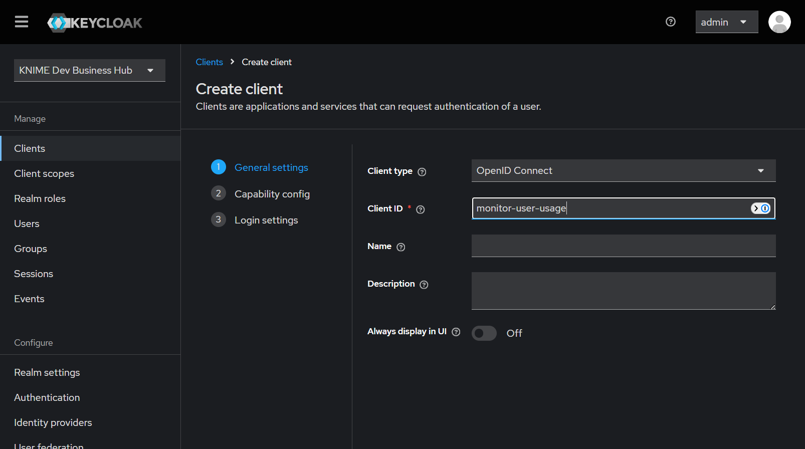 Set the client ID